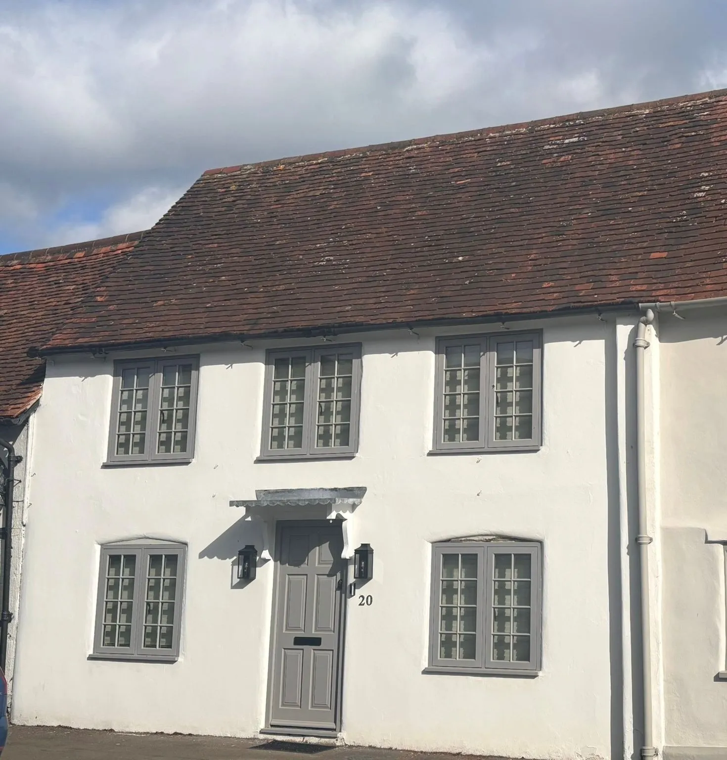 Flat High Street in South Oxfordshire