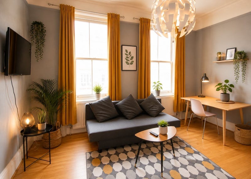 Flat Holland Park Gardens in Greater London
