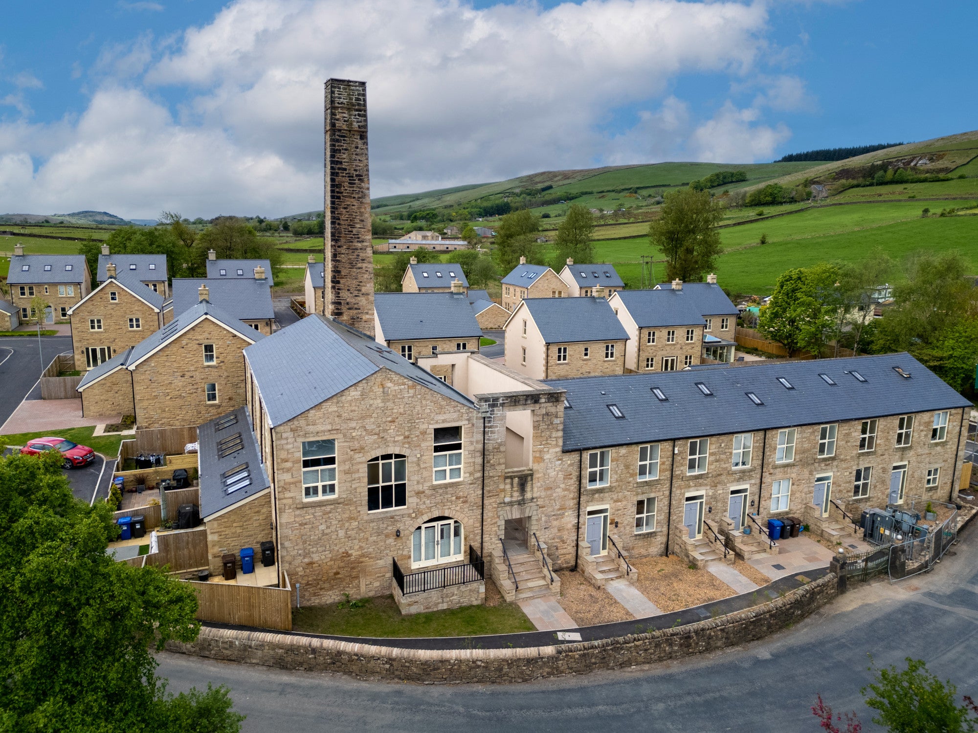 House Heights Lane in Borough of Pendle