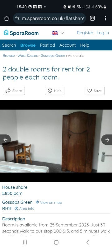 Room Cheynell Walk in Crawley