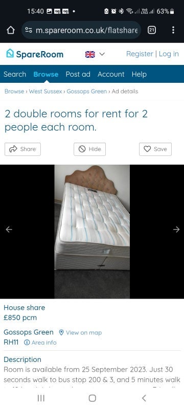 Room Cheynell Walk in Crawley