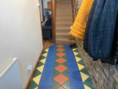 House High Street Pedestrian Path in Porth Community
