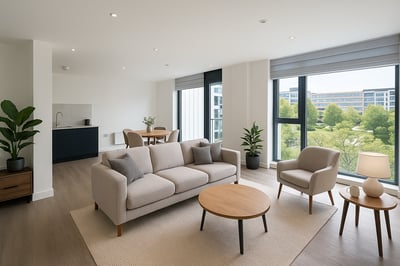 Flat Silbury Boulevard in Milton Keynes