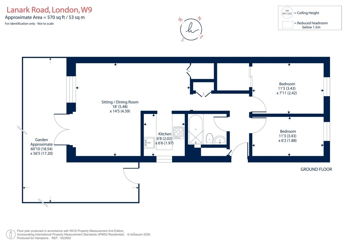 Flat Lanark Road in City of Westminster