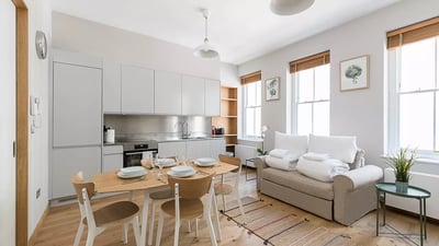 Flat Delancey Street in Greater London