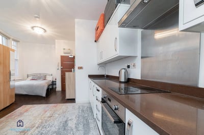 Flat Bishopsgate in City of London