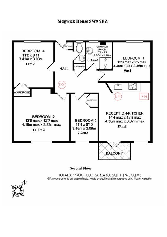 Room Crossford Street in Greater London