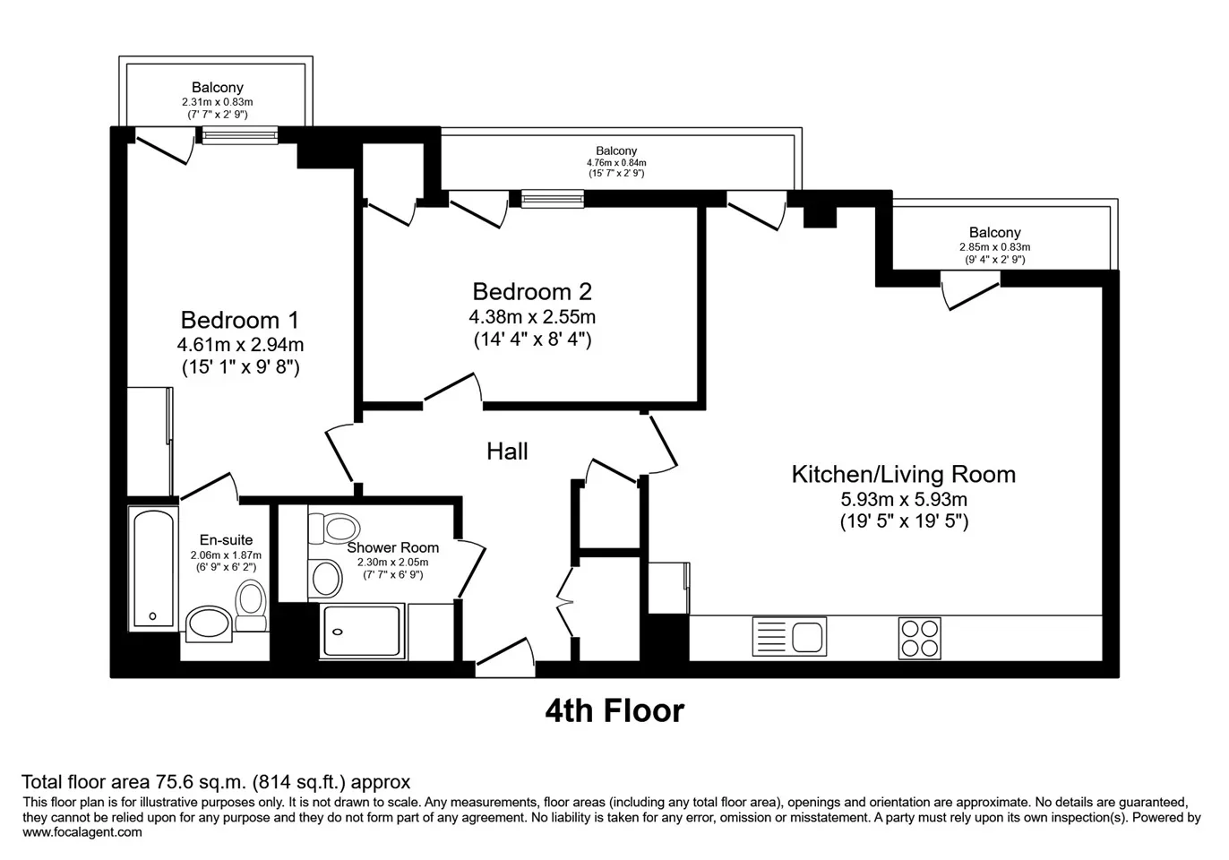 Flat Branch Place in Greater London