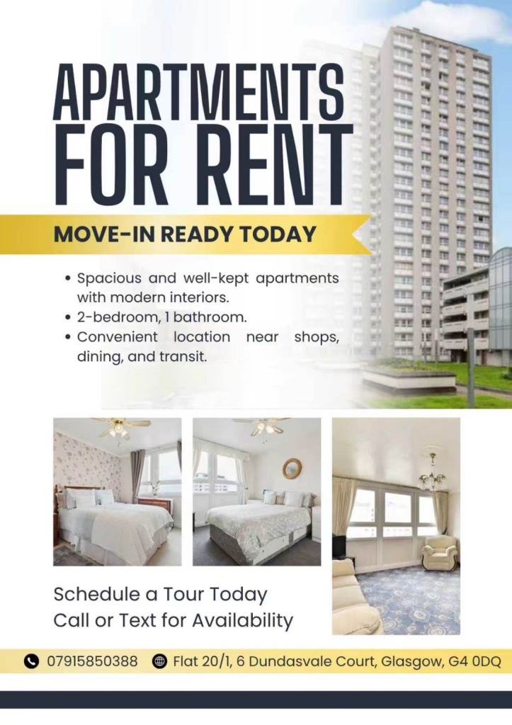 Flat Dundasvale Court in Glasgow
