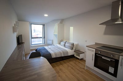 Flat Clare Street in Nottingham
