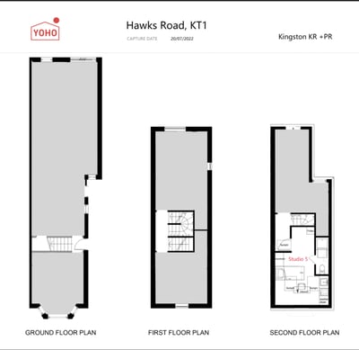 Flat Hawks Road in Greater London
