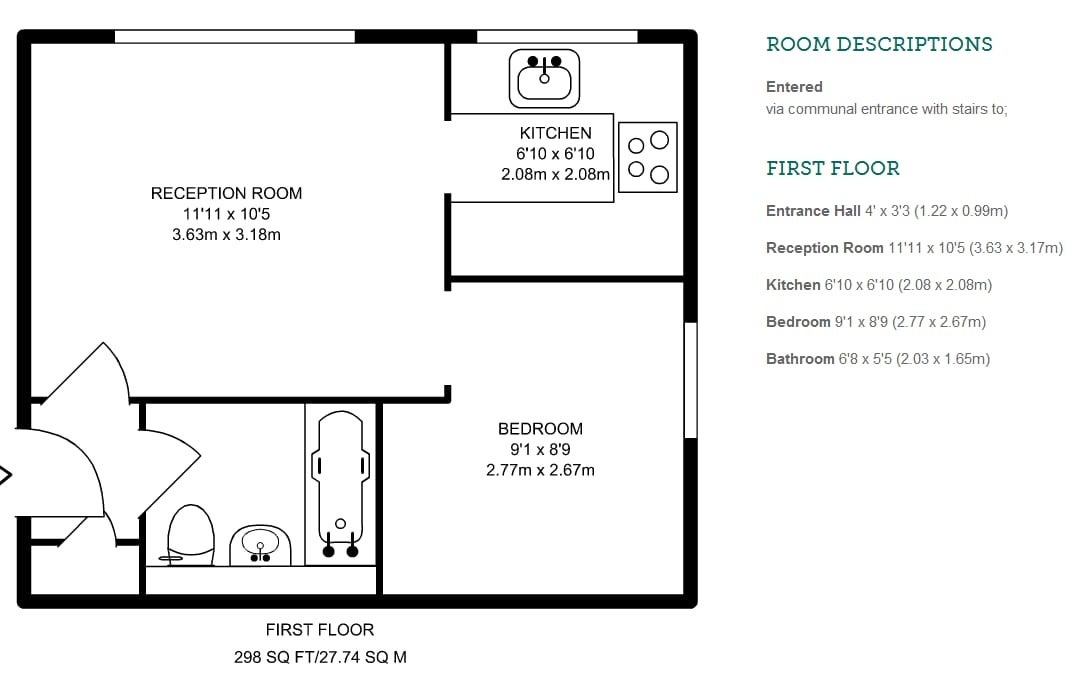 Flat Francis Street in Greater London