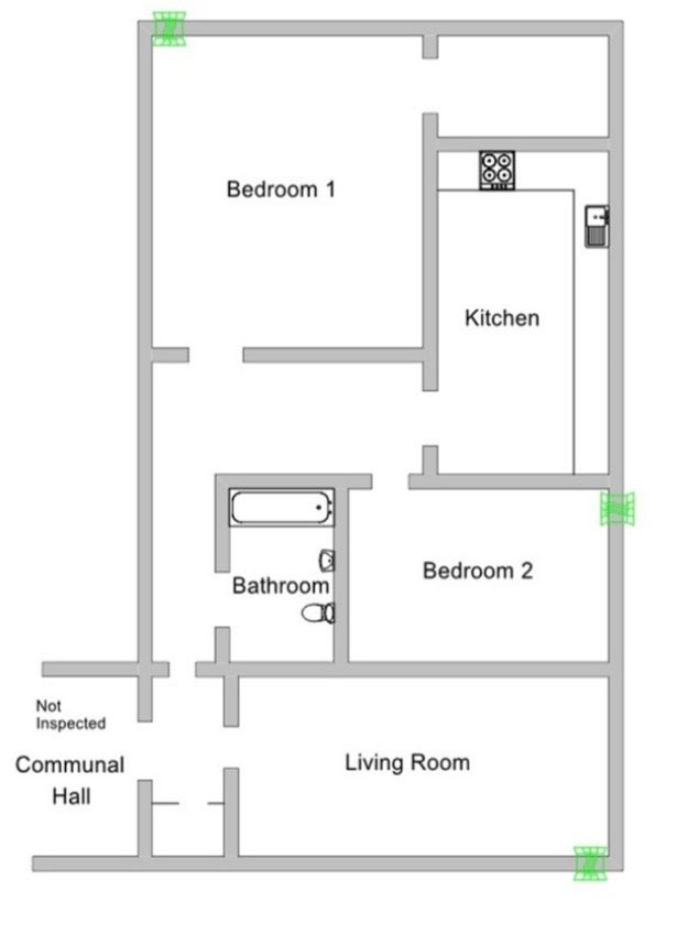 Flat Mansford Street in Greater London