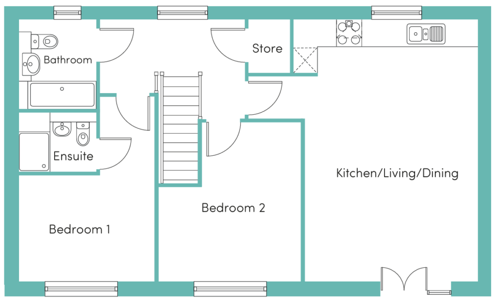 Flat Fordcombe Close in Maidstone