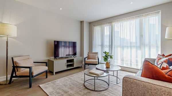 Flat Westferry Circus in London