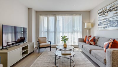 Flat Westferry Circus in London
