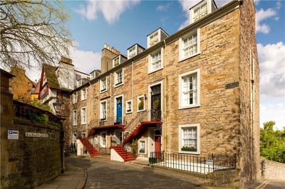 House Ramsay Garden in City of Edinburgh