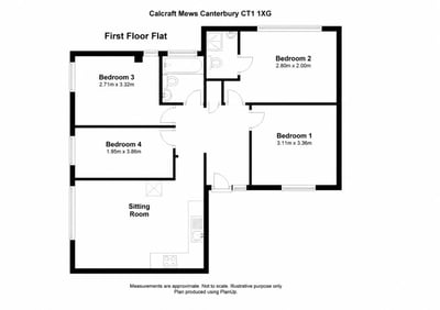 Flat Calcraft Mews in Canterbury